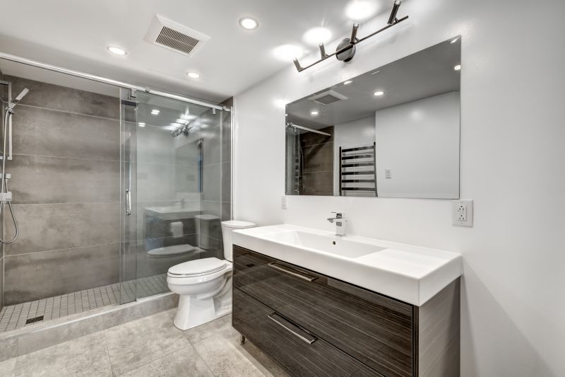 Contemporary Bathroom with Digital Controls