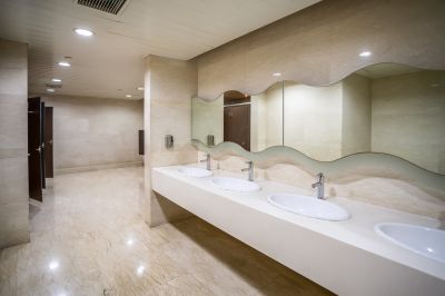 Bathroom with LED Mirror
